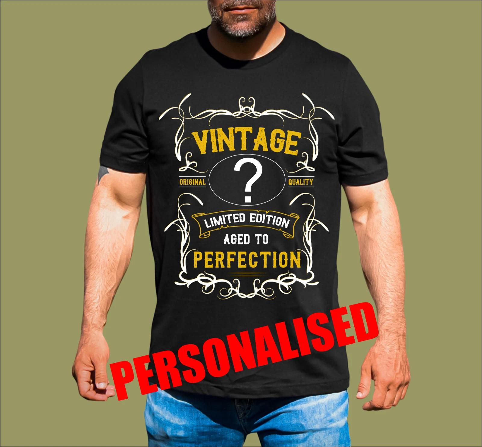 PERSONALISED BIRTHDAY AGE T-SHIRT T-SHIRT M