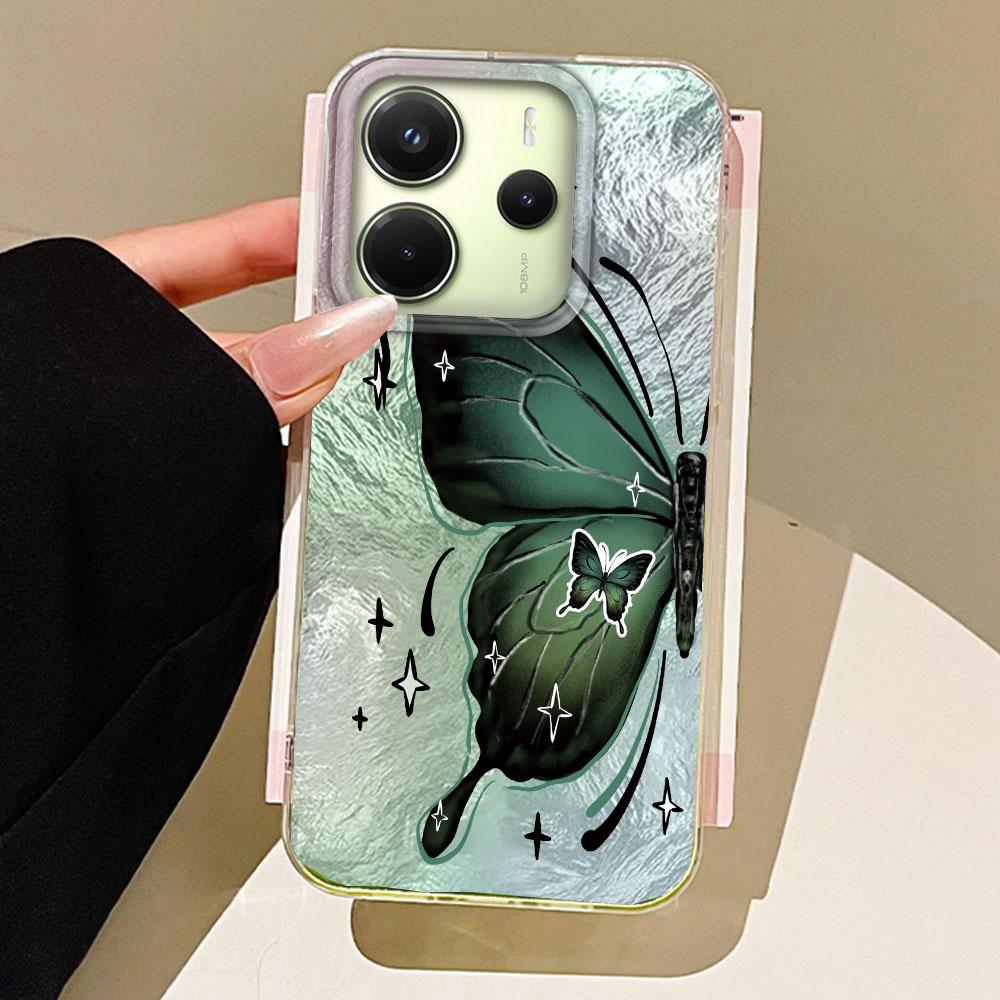 Black Bow Cartoon Animal Phone Cases Phone Case for Xiaomi Redmi Note 14 13 Pro A5 A4 A3 13C 14C 14T 13T Pro Silicone Back Cover