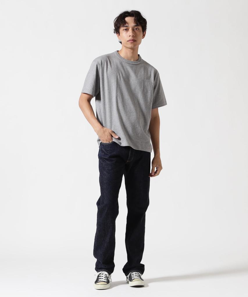 AVIREX Crew Neck Pack T-shirt Men's L 020 Gray 783-5934018