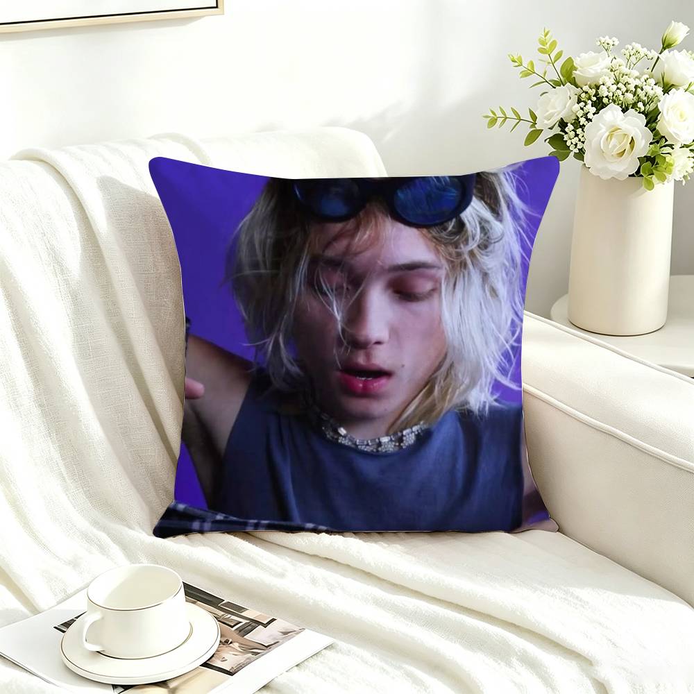 N-Nettspend Cloud Rap Trap Square Double-Sided printed Pillow Case Bedroom Bedside Pillow Sofa Cushion Cover