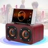 Retro Wooden Wireless   Speaker Portable Music Player for Mobile Phone PC