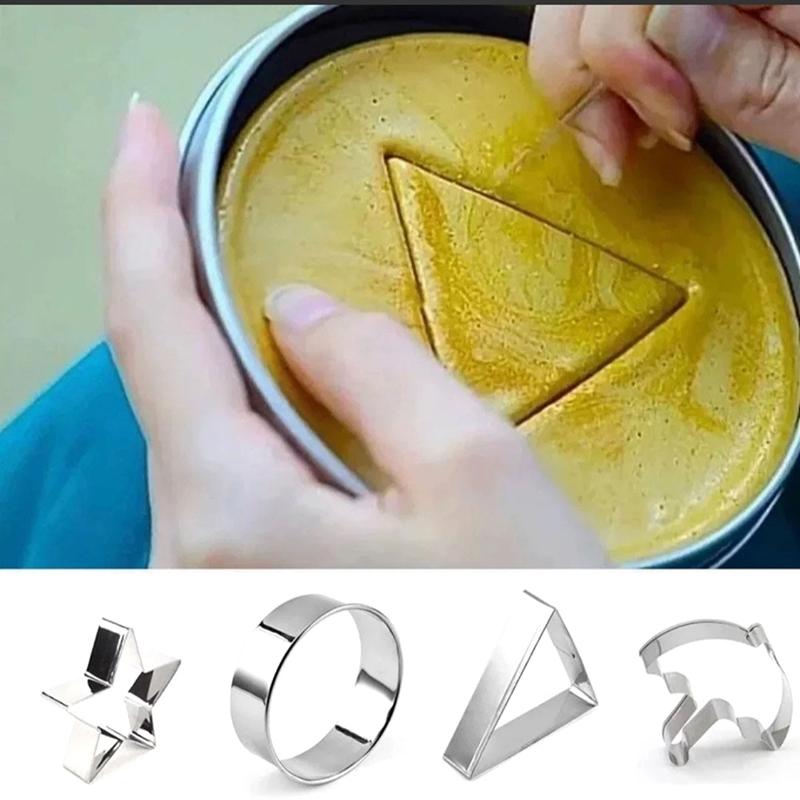 1 Set Sugar Cookie Mold Candy Maker Biscuit Korean Honeycomb Cookies Stainless Steel Game Kit For Squid TV Fans And Kids