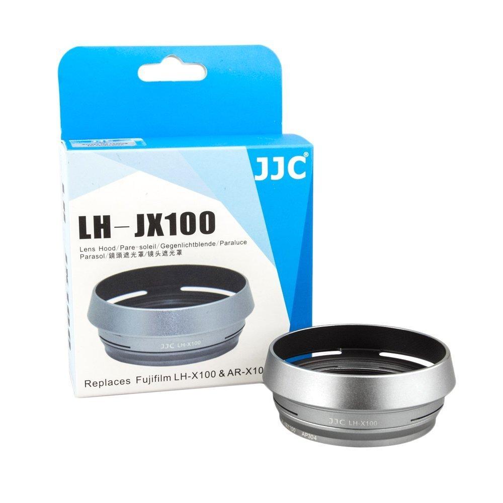 

JJC Metal Lens Hood for Fujifilm FinePix X100 Compatible with LH-X100 срібний