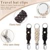 PU Leather Travel Hat Clip: Multipurpose Backpack & Luggage Accessory