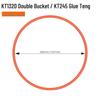 KT6808 Polisher Roller Accessories Kit: Seal Ring, Buckle, Stick, KT2000 Lid & Small Parts