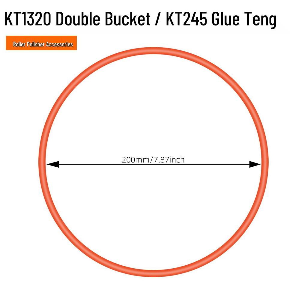 KT6808 Polisher Roller Accessories Kit: Seal Ring, Buckle, Stick, KT2000 Lid & Small Parts