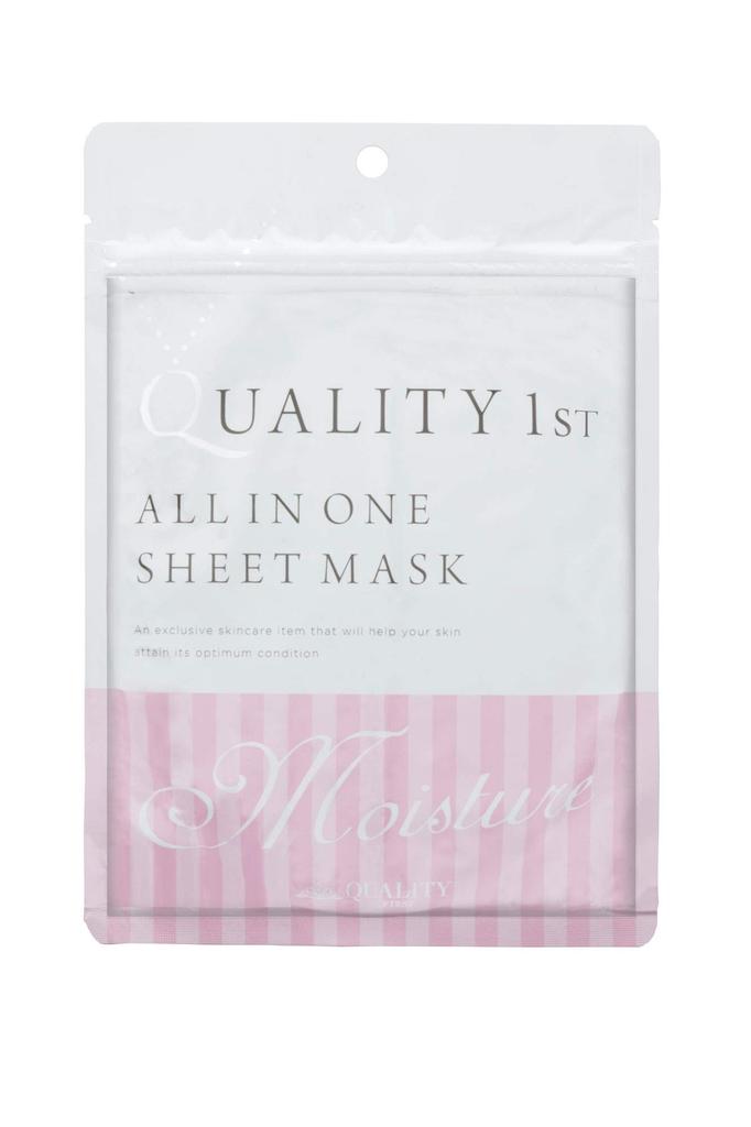 Quality 1st Sheet Mask Moist EX Face Mask 7 Sheets All-in-one (7 Sheets) (x 1)