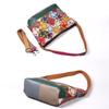 Women's Handbag, A Hand-held Crossbody Bag with A Diamond-patterned Flower Design