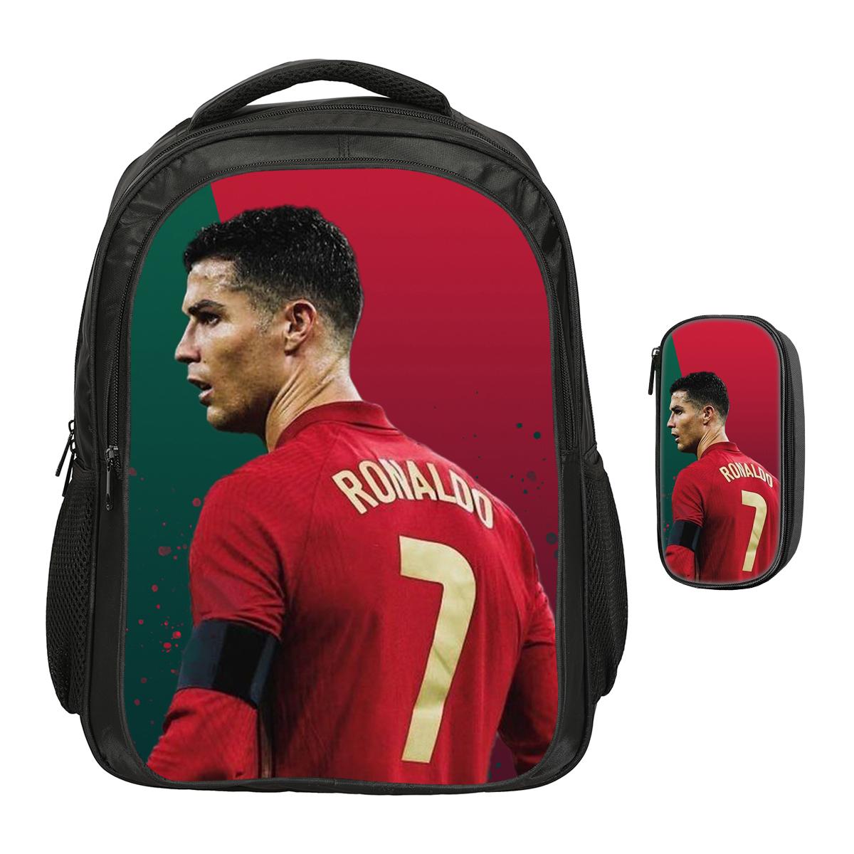 Reis Ruime Rugzak L-Lamin Yamal Studenten Jeugd Voetbalster Schooltas met Voorvak Rugzak Sportrugzak