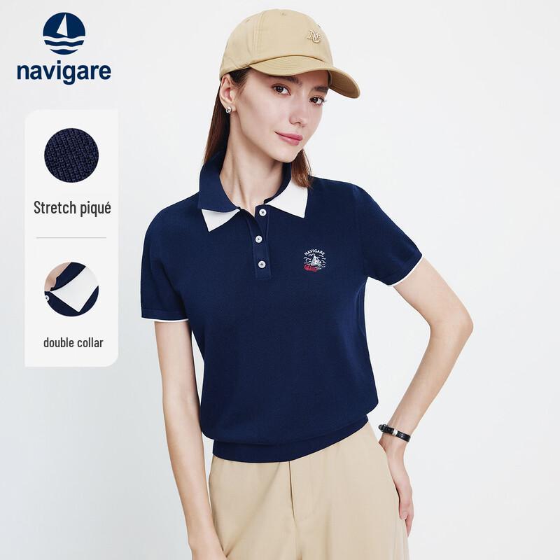Navigare Women s Summer Lapel Polo Shirt M