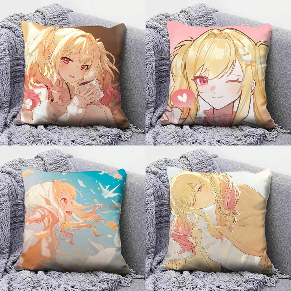 Saki Tenma Cute Home Sofa Cushion Covers and Aecorative Custom Pillow Covers