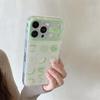 Green Apple Pendant for iPhone 17, 16 Pro Max, 15, 14 Phone Case - Fresh & Sparkly