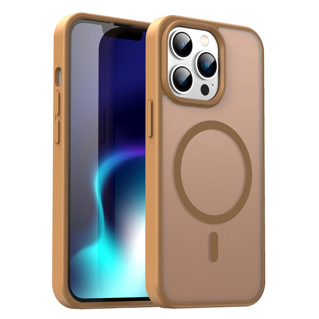 iPhone 16 Pro Magsafe Phone Case,Translucent Matte Shockproof Magnetic Phone Cover for iPhone 16 Pro