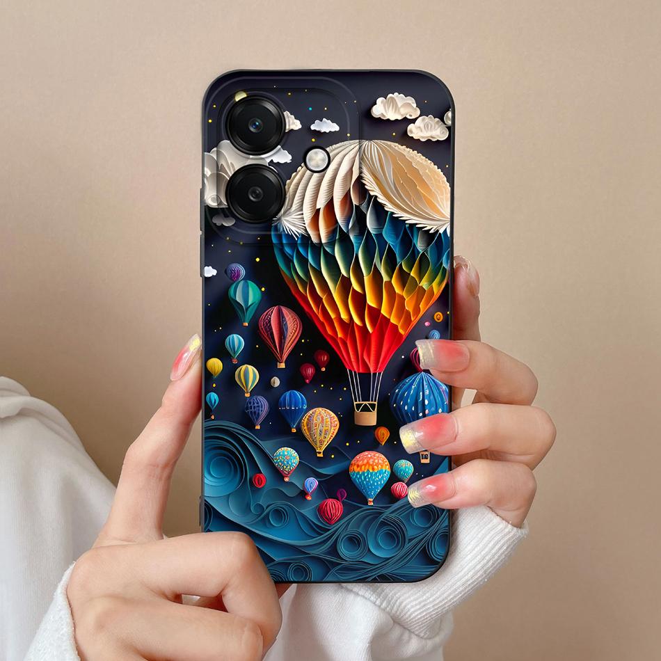 Per Oppo A3 Pro A3X A40 A80 Custodia per Telefono Creativa Protezione Completa Cover Posteriore Per Oppo A 3 OppoA3 4G 5G Morbido Silicone Liquido Fundas