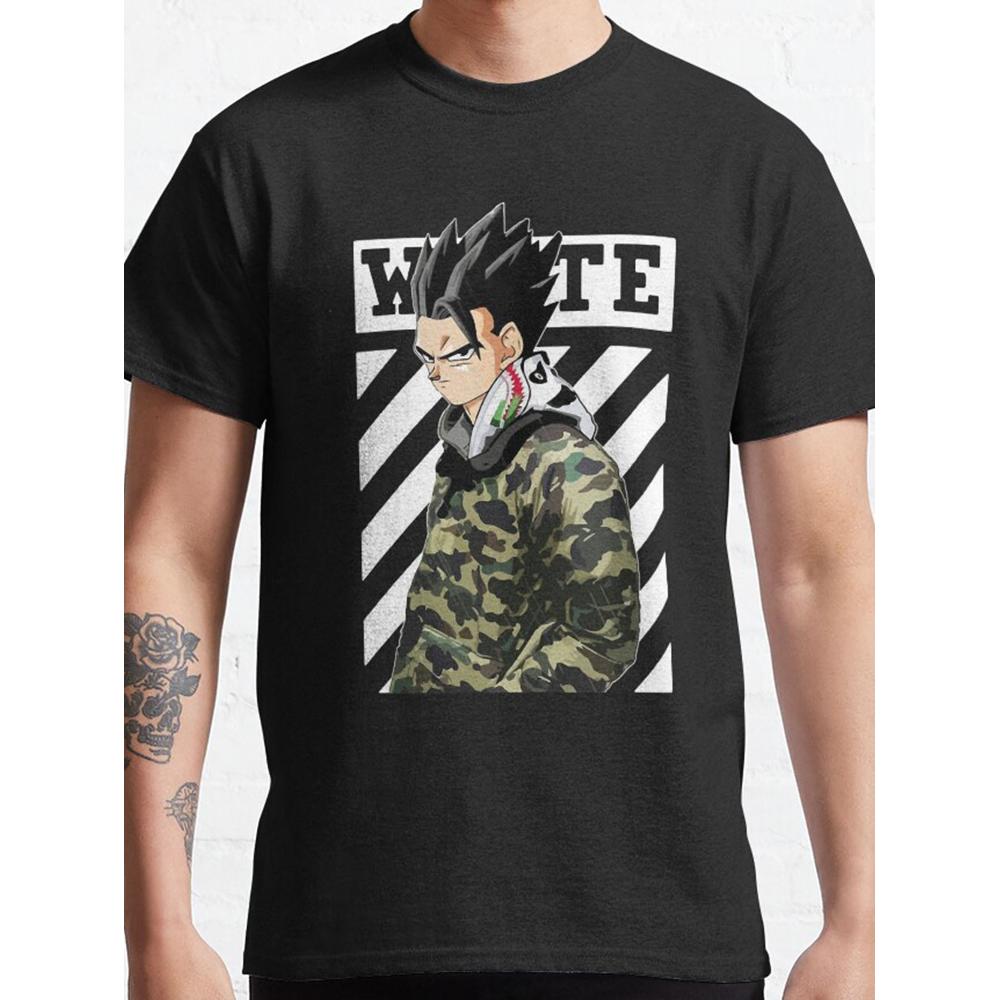 Camo Vegeta T-Shirt,Soft Breathable & Fade-Resistant, Classic Fit for Daily Casual Wear