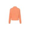 Polo Ralph Lauren FW22 Solid Color Cable Knit Long Sleeve Polo Shirt Distressed Women Tops Orange WMPOKNINB920071-800