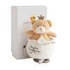 Jouet Musical - DOUDOU ET COMPAGNIE - Ours Petit Roi - Boîte À Musique - Blanc - Enfant - Mixte