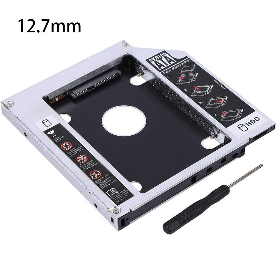 

Универсальный 12,5 мм 9,5 мм SATA на SATA 2-й SSD HDD Жесткий диск Caddy Case Адаптер Лоток Корпуса Для DELL HP Lenovo ThinkPad Ноутбук