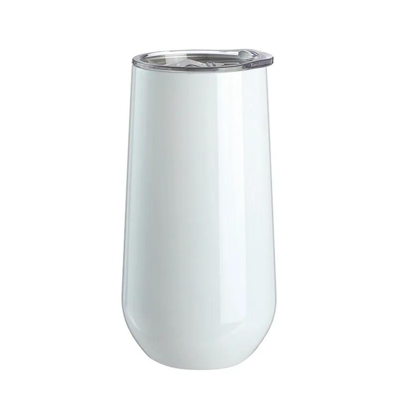 Sublimation Blank Straight Cup Stainless Steel Water Bottles Tumbler Coffee Mug Cup Vacuum Flasks DIY Insulated Thermos 6OZ-30OZ