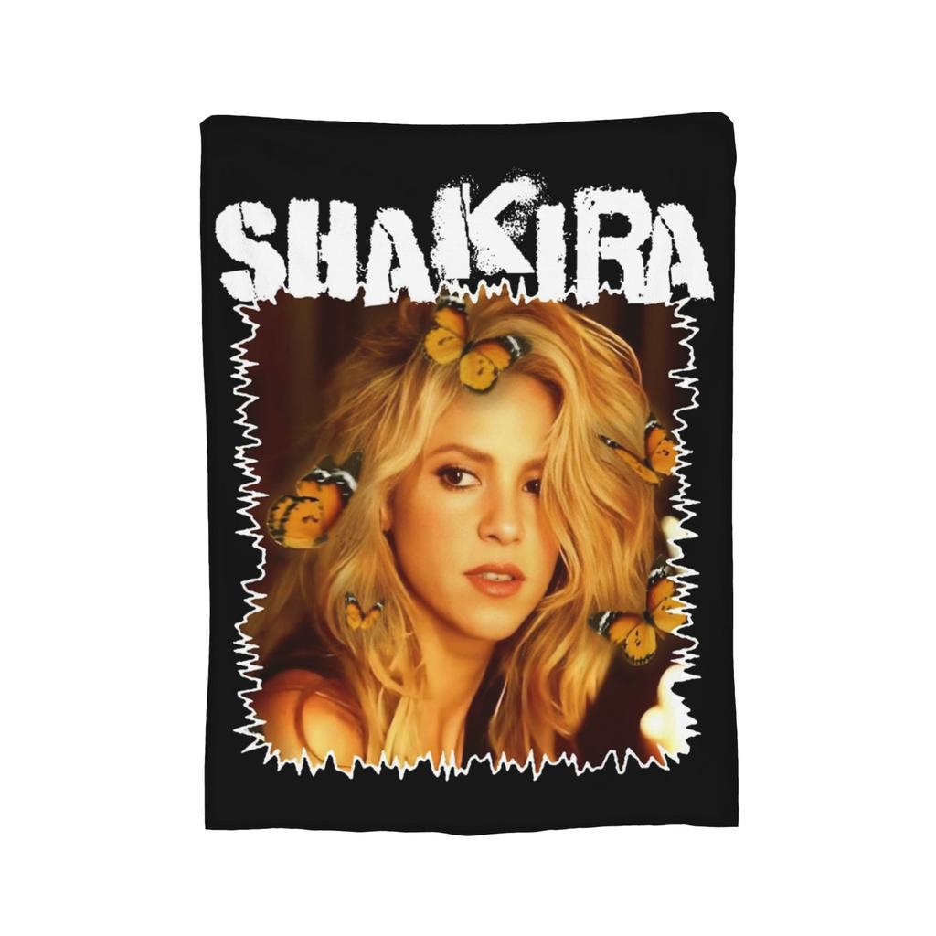 Singer Shakira Blanket Flannel Autumn/Winter  Breathable Super Soft Throw Blankets for Bedding Office Quilt