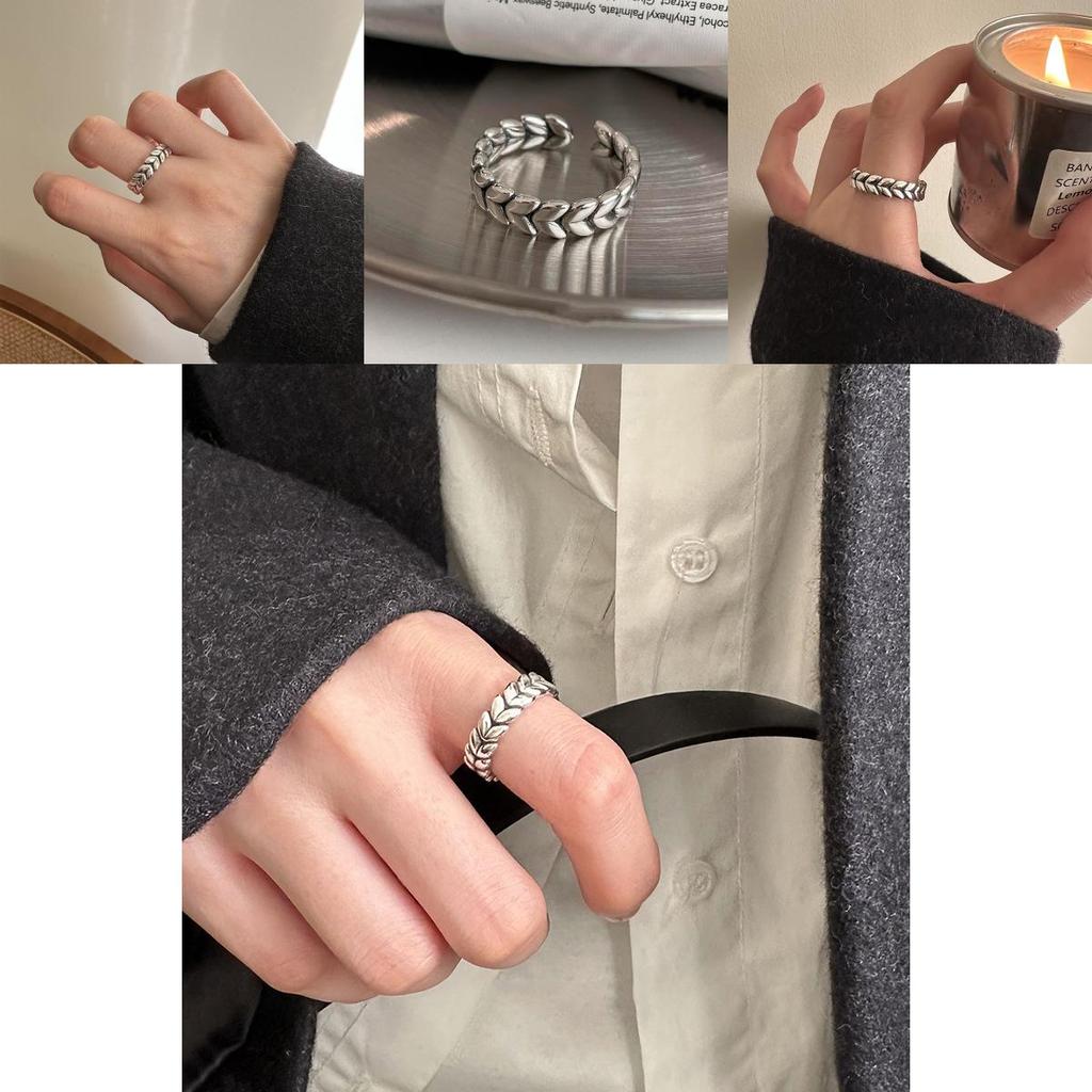 Unique Vintage Heart Shaped Ring For Women Fashionable Adjustable Copper Band 2023