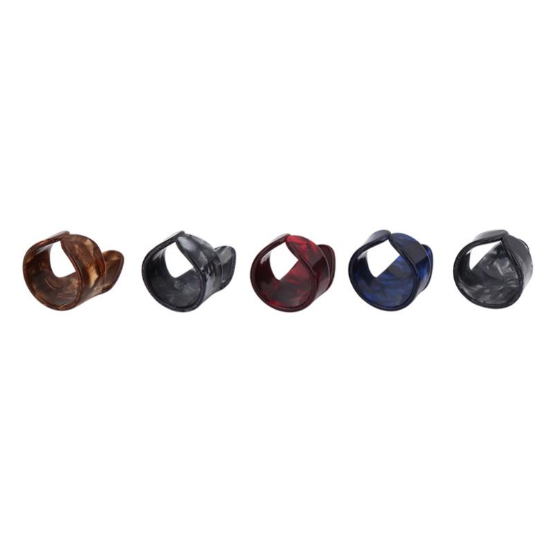 15Pcs DIY Thumb Forefinger Finger Picks Protector Accessory With Storage Box For Guitar