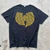 Heavy Metal Kapela Streetwear Hip Hop Rap Oblečení Hip Hop Trička Wu-Tang Clan RZA Bílé Tričko Oversized Y2k Krátký Rukáv Unisex