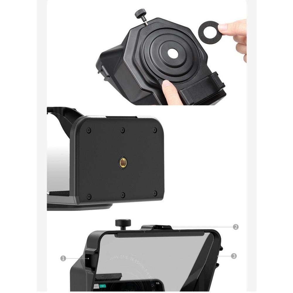 Teleprompter For Smartphones With Remote Control For Short Video Production