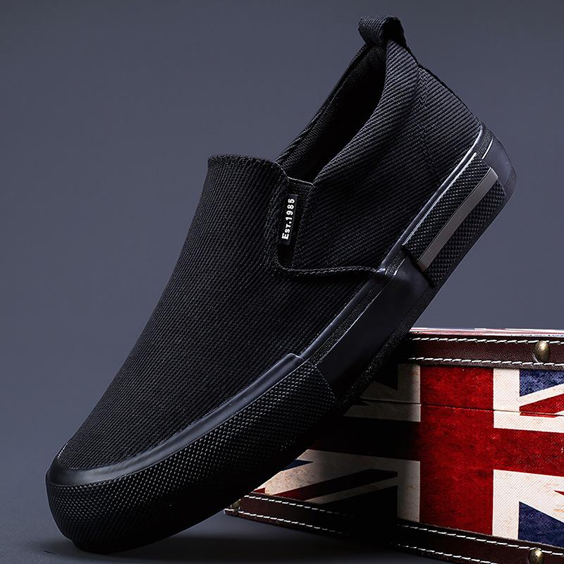 New Spring Men's Shoes Korean Style Casual and Versatile Men's Canvas Shoes Comfortable Breathable Flat Bottom Low Top Shoes