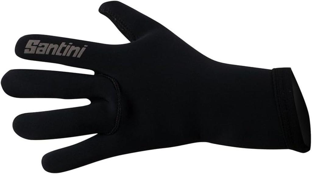 Santini SP593NEOBLAST 365 Neoprene Gloves Waterproof and Cycling Gloves - Black, X-Large, Cold-Weather