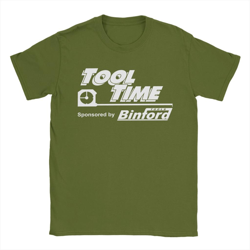 Magliette da Uomo Tool Time sponsorizzate da Binford Tools Show TV Ristrutturazioni Casa Top in Cotone Maglietta Vintage Maglietta Taglie Forti