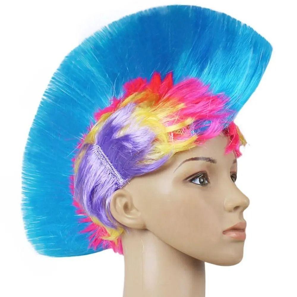 Leuchtende Bar Performance Kopfbedeckung Kopfbedeckung Maskerade Verkleidung Perücke Neues LED-Licht Kamm Haar Party