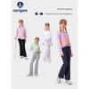 Navigare Italian Small Sailboat Children's Bell-Bottom Sports Pants Girls' Casual Pants 2026 Spring New Model