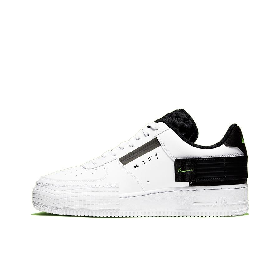 

кроссовки Nike Air Force 1 Drop Type N.354 White Black Volt AT7859-101