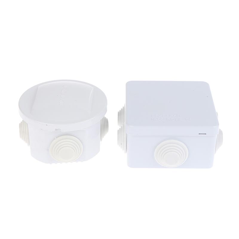 ABS Electrical Junction Box DIY Power Control Case IP65 Waterproof For Cable Wire Connection Enclosure For Indoor/Outdoor