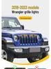 RGB Daytime Running Yellow Grille Light for Jeep Wrangler JL 2018-2023 (App-Compatible)