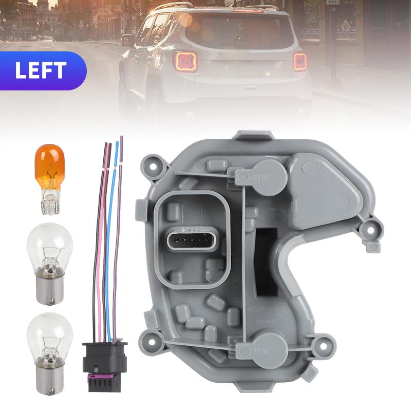 Rear Tail Lamp Bracket & Plug Bulb 68270892AA For Jeep Renegade 2015 2016 2017 2018      68270837AA