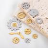 15pcs Stainless Steel Mechanical Steampunk Cogs Gears Clock Hour Hand Pendant Necklaces Bracelets Charm DIY Jewelry Making Decro