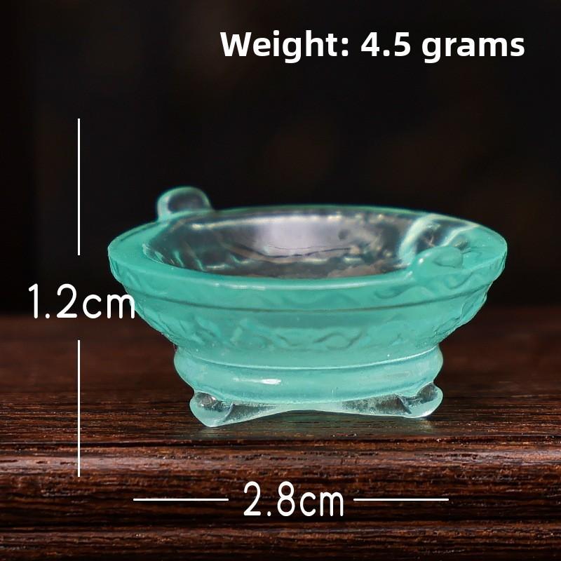 Decoração de Peça de Bronze em Resina Com Efeito Luminoso no Escuro Para Interior de Carro e Exibição em Casa