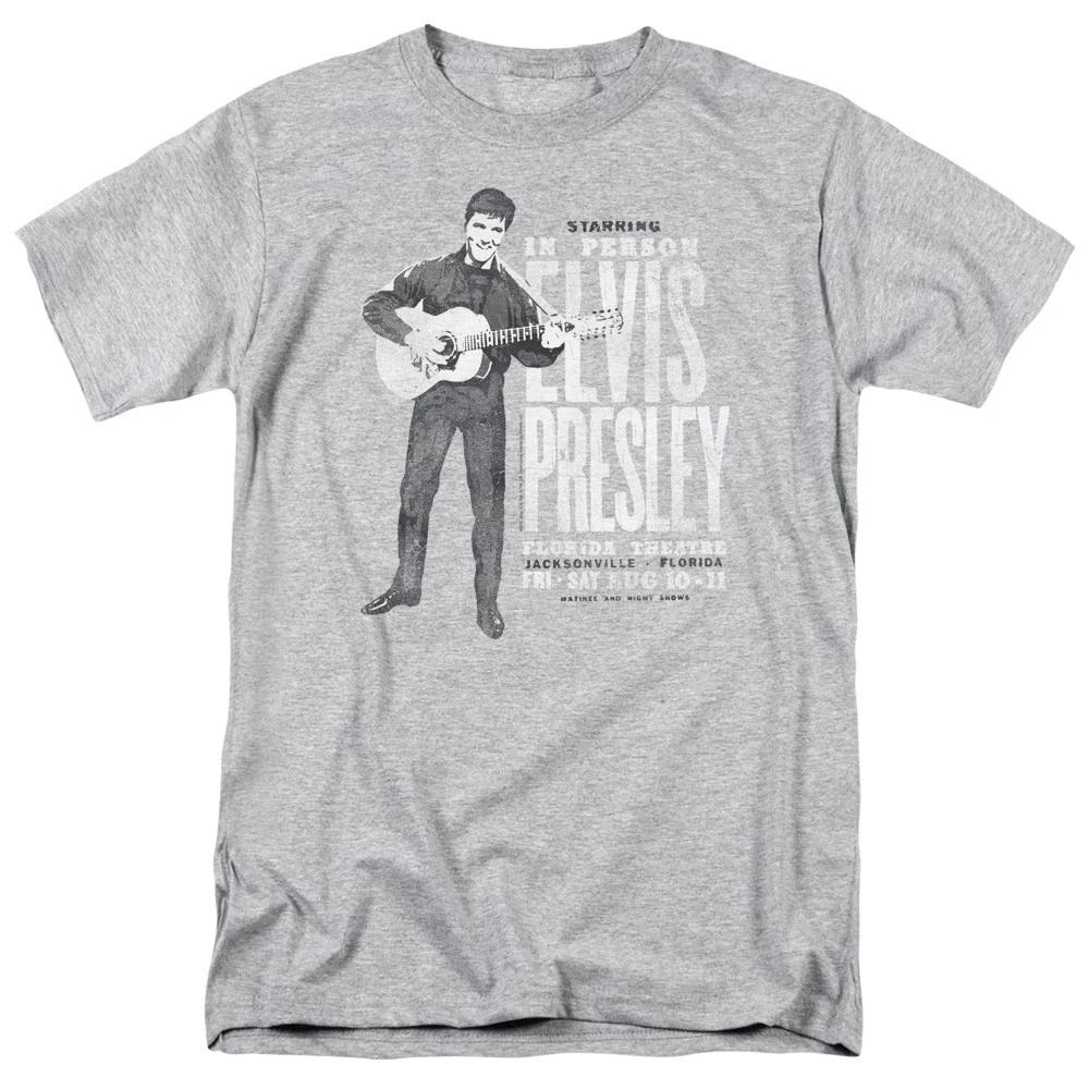 Elvis Presley - In Person - Unisex Short Sleeve Children s T-shirt - Gray 100