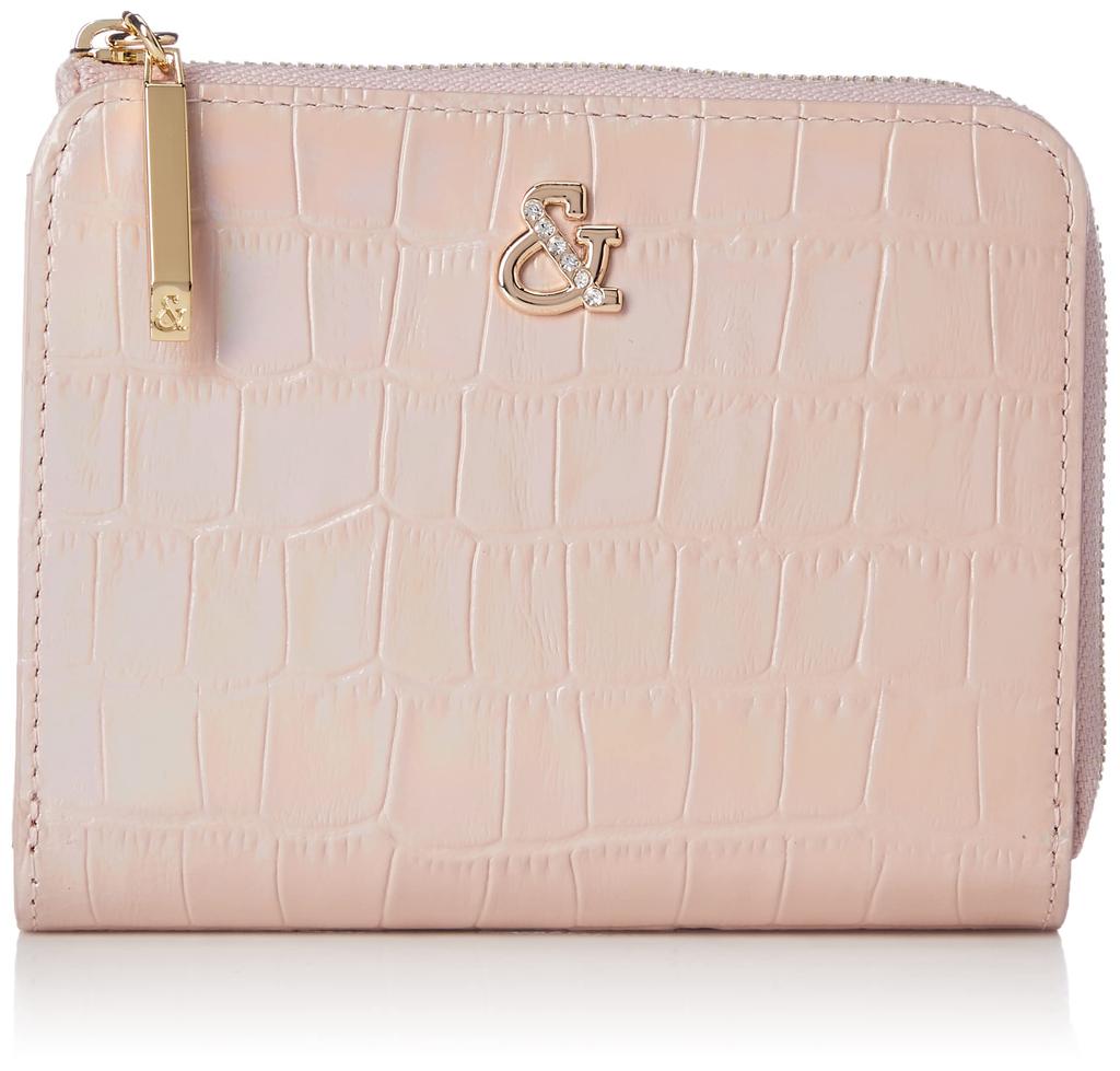 Pinky & Dianne Bi-fold Wallet, Aurora Crocodile, Pink, 1 Size