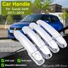 For Suzuki Swift Maruti DZire 2011 2012 2013 2014 2015 2016 Chrome Smart Door Handle Car Cover Protective Accessories Stickers