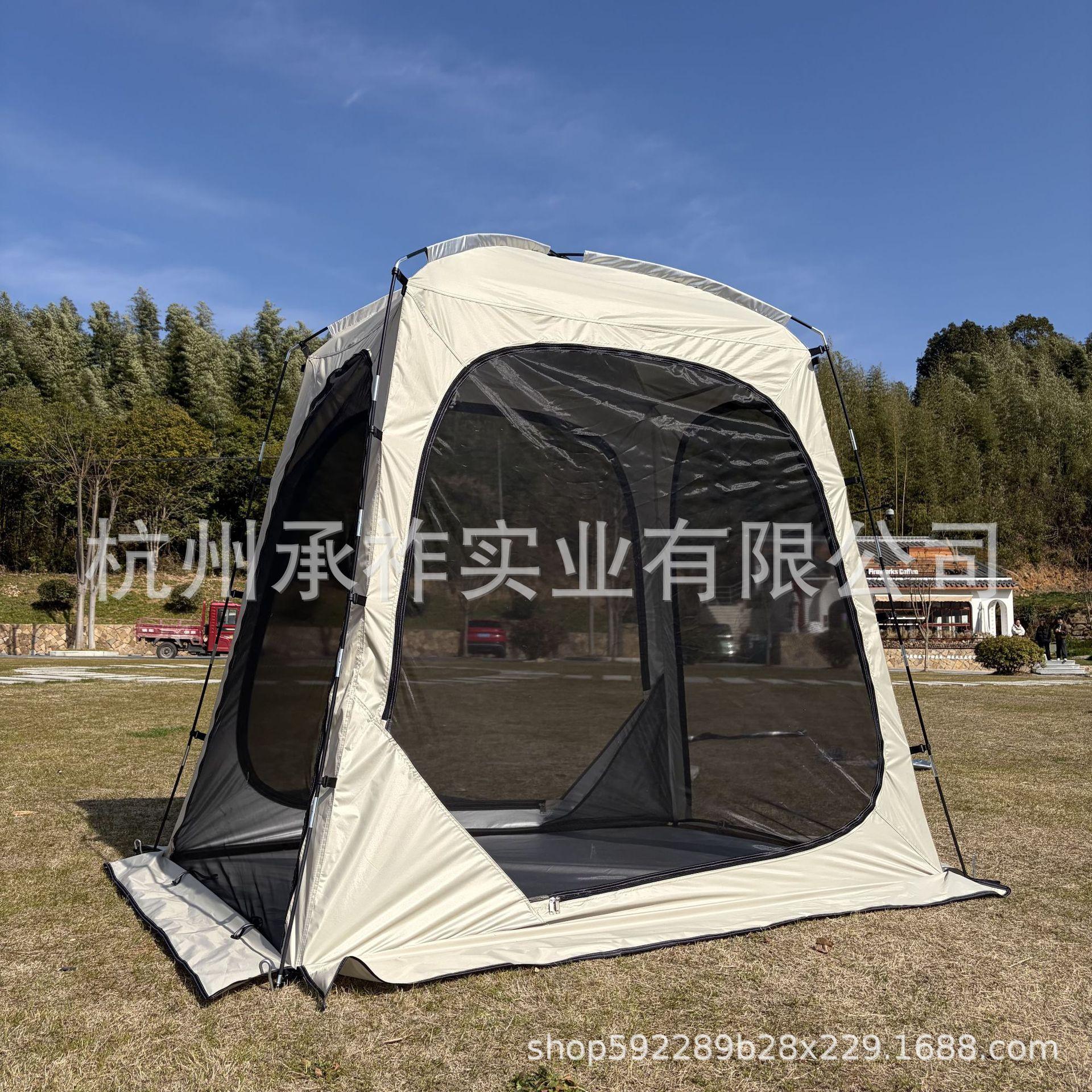 

Дышащая сетчатая палатка со съемной москитной сеткой для кемпинга и использования в парке Khaki with Silver Coating