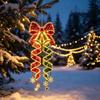 Festive Party Lighting for Home Christmas Magic Spiral Hanging LED Light, Decoration with Porch Ornaments Day And Night Lights Entryway Doorway