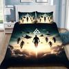 3D Printed Rock Band Linkin P-Park Bedding Set Linkin P-Park Duvet Cover Double Twin Full Queen King Adult Kids Bedclothes