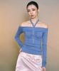 Eialyu Button Off Shoulder Top