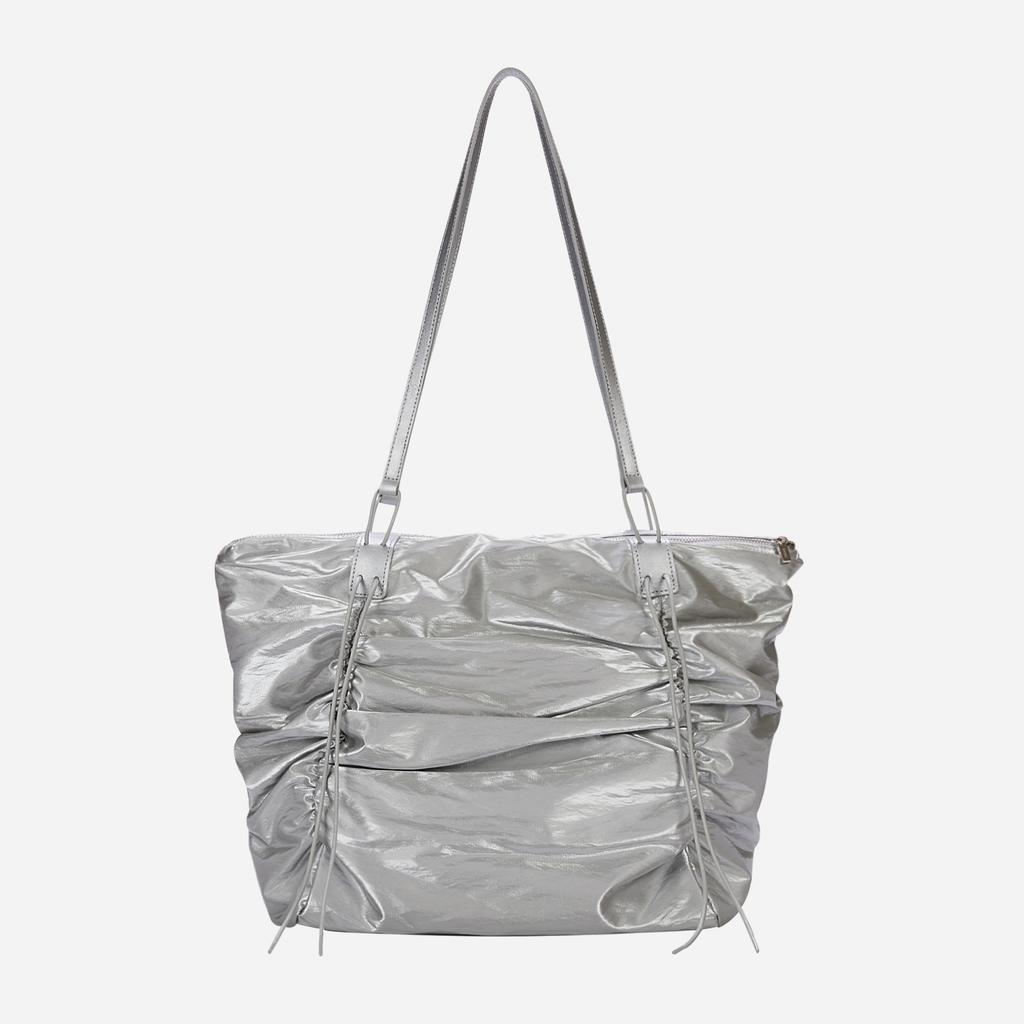 Kwani Deborah Ruched Bag Silver