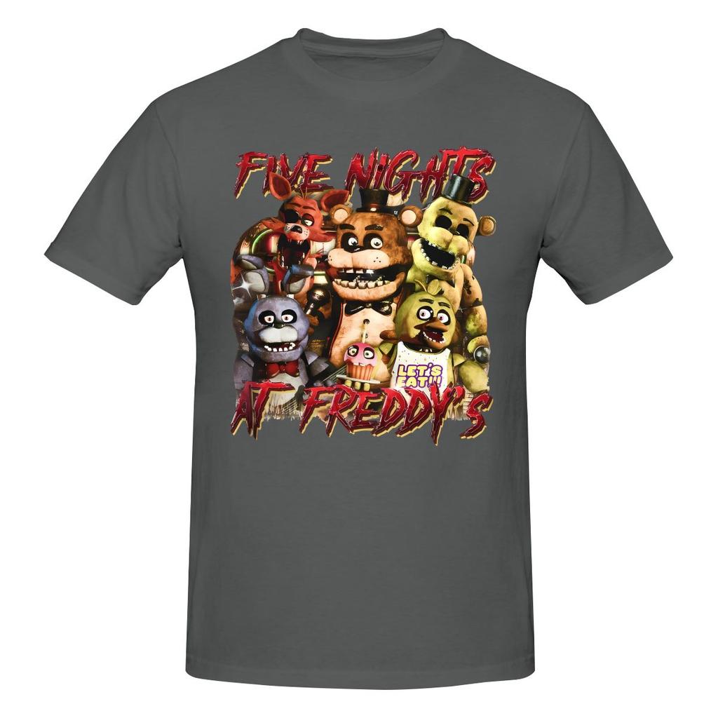 Funny Five At Night Freddys Fnaf Unisexs Printed Tshirt Unisex T Shirtbig Size