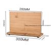 Magnetic Knife Block(Natural Wood) Knife Organizer Block Dock Kitchen Scissor Holder Strongly Rubber Wood Acacia Shelf Tools