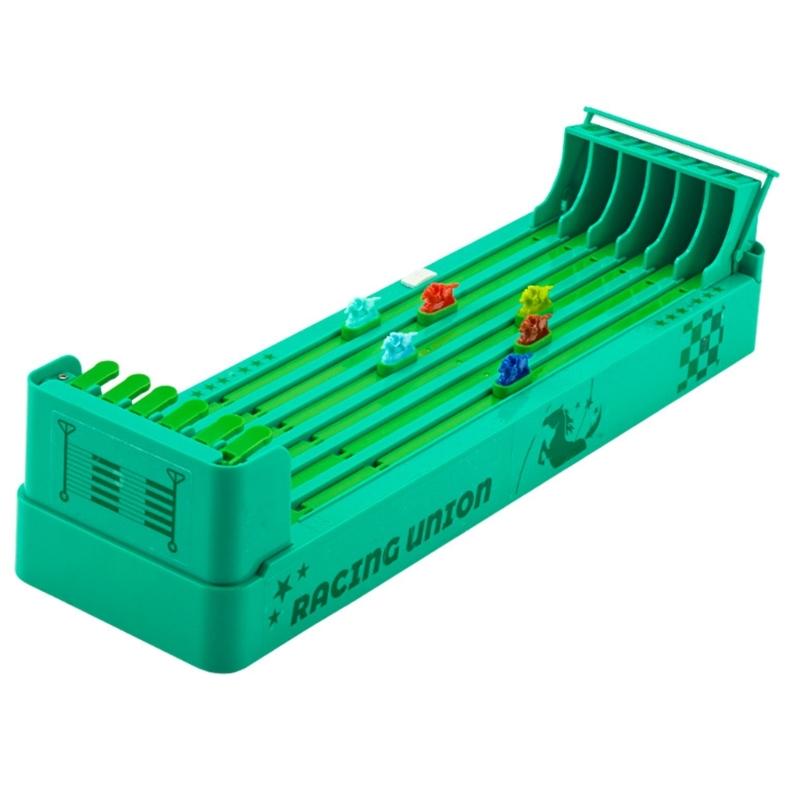 Exciting Horse Race Chessboard Game Plastic Tabletop Race Set for Children's Day Birthday Gifts for Kids